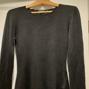 Sweater with peplum waist